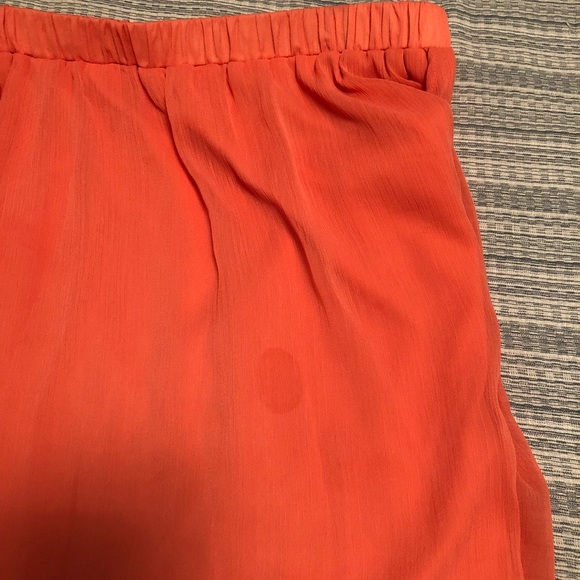 High low peach maxi skirt - Picture 3 of 5